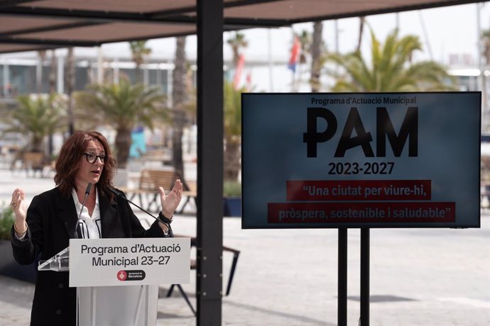 La primera tinent d'alcalde de Barcelona, Laia Bonet, presenta el PAM 2023-2027.