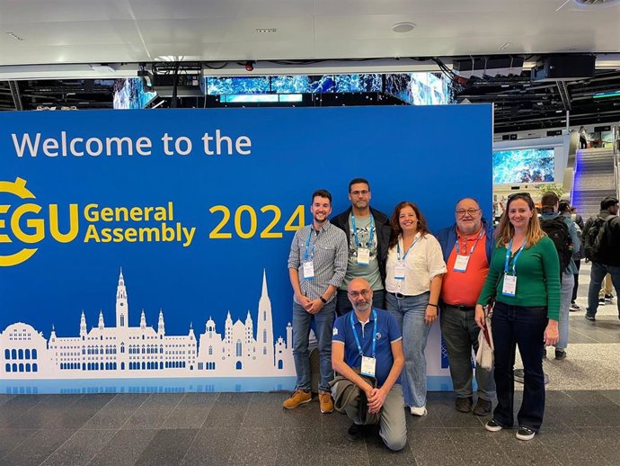 Delegación del Involcan y el ITER en la asamblea europea de geociencias
