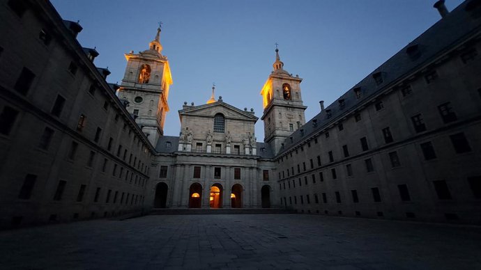 El Patio de Reyes del Monasterio de El Escorial.
