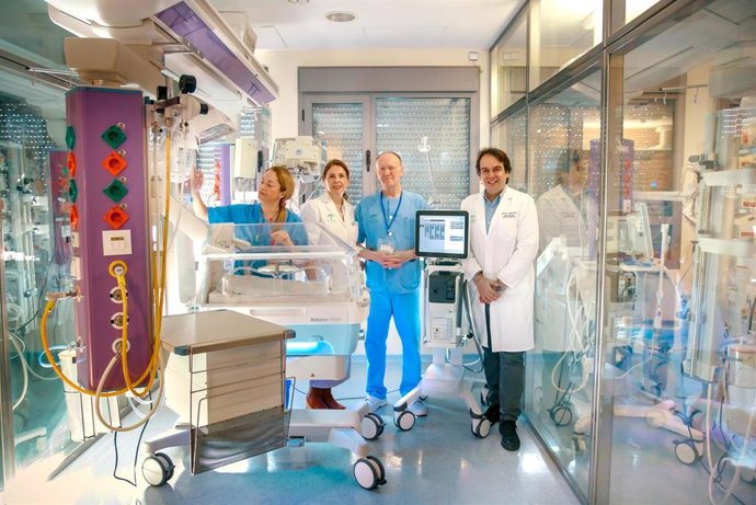 Profesionales de Neonatología del Hospital Universitario Virgen del Rocío de Sevilla.