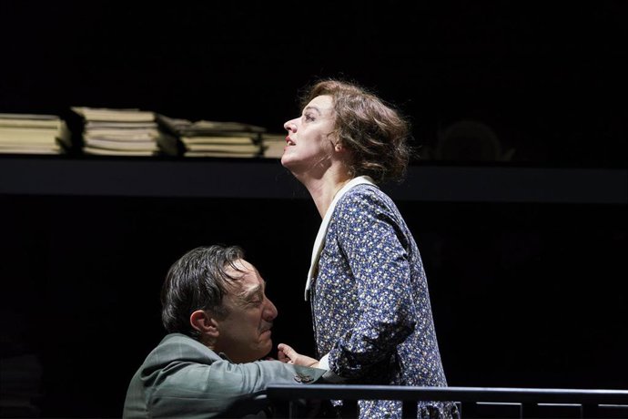 Uno de los momentos de la obra, que se podrá ver hasta el 22 de mayo en el TNC