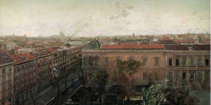 Obra 'Vista de Madrid', de Antonio López