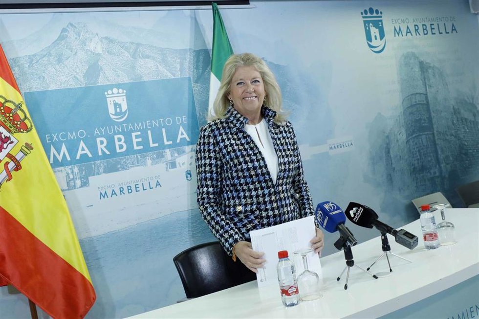 Archivo - La alcaldesa de Marbella, Ángeles Muñoz, en una imagen de archivo