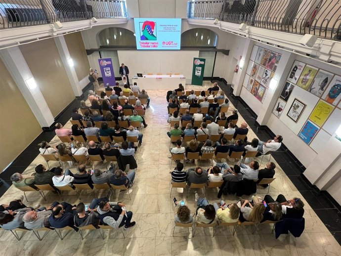 Jornada de trabajo de UGT con sus delegados en Lledia