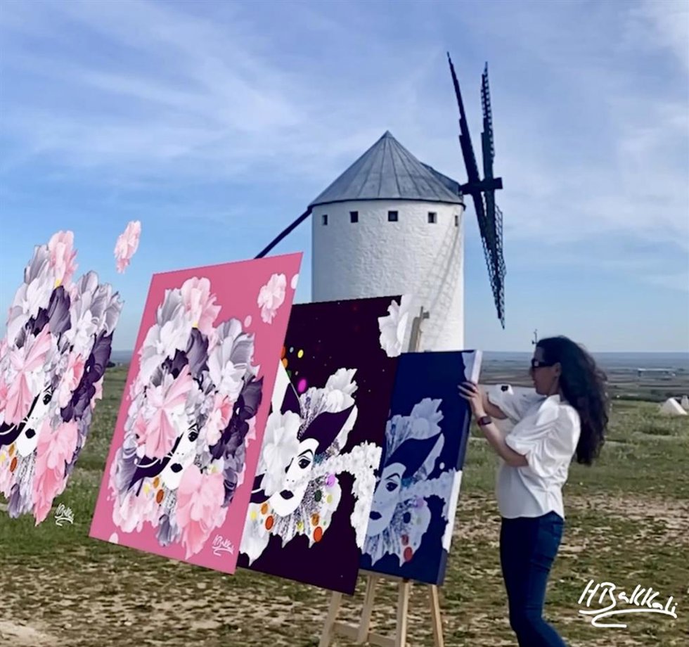 Houda Bakkali fusiona El Quijote y la realidad extendida el Día Internacional del Libro en Madrid.