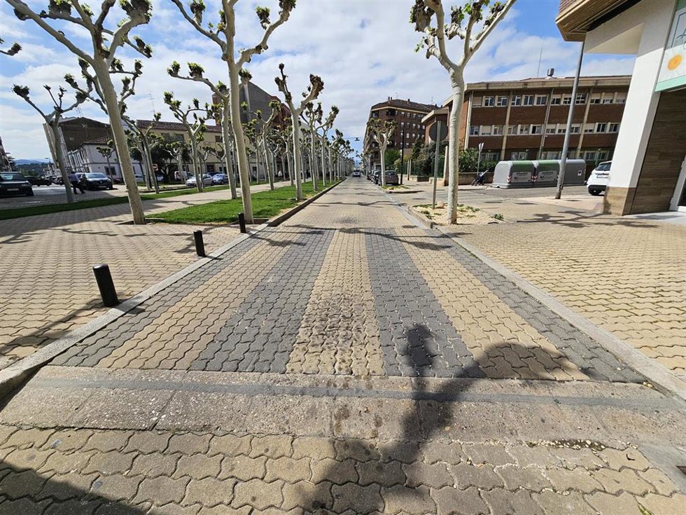 Calahorra aprueba el rebaje de los reductores de la avenida de Valvanera