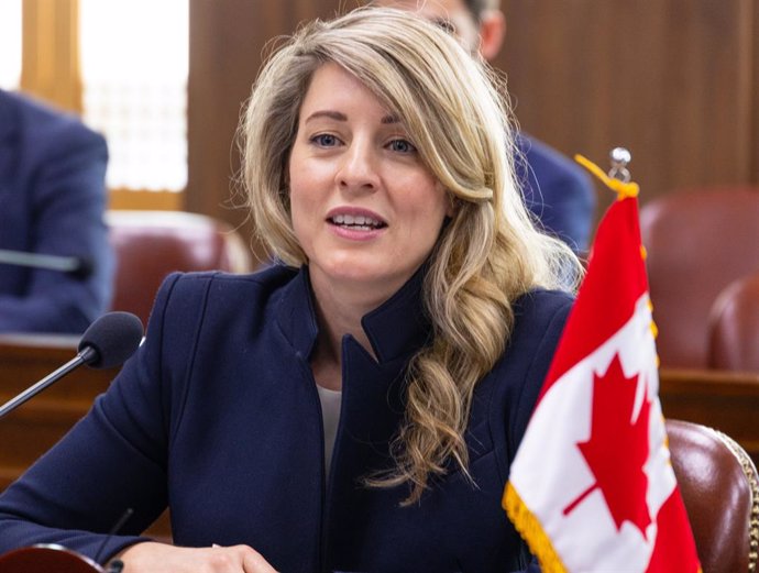 Archivo - La ministra de Exteriores de Canadá, Melanie Joly.