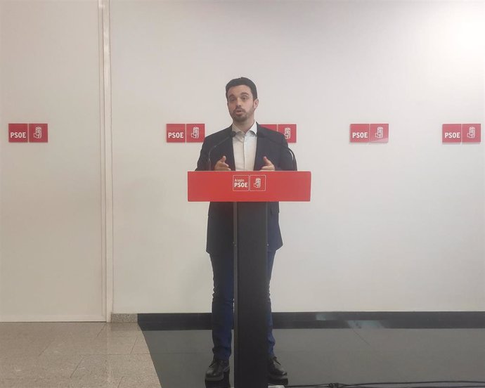 El secretario de Organización del PSOE Aragón, Darío Villagrasa.