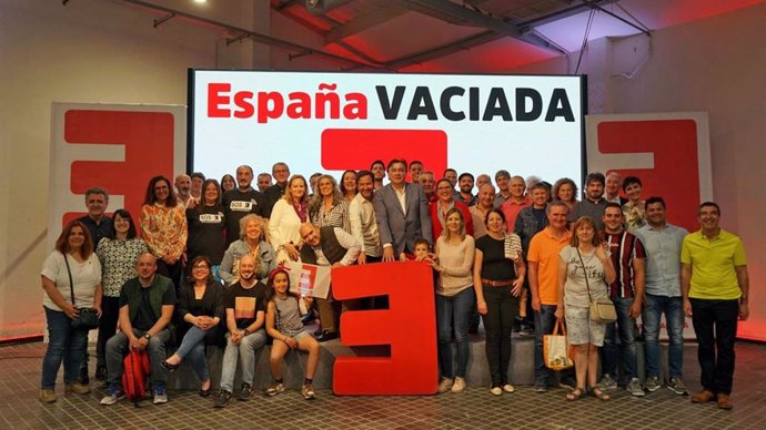 Archivo - Los partidos de la España Vaciada trabajan en un plan común para las elecciones europeas de junio.