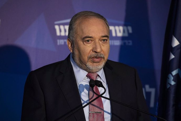 Archivo - El líder del partido Israel Beitenu, Avigdor Liberman