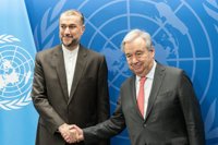 Amirabdolahian asegura a Guterres que el ataque contra Israel se realizó de acuerdo a la Carta de la ONU