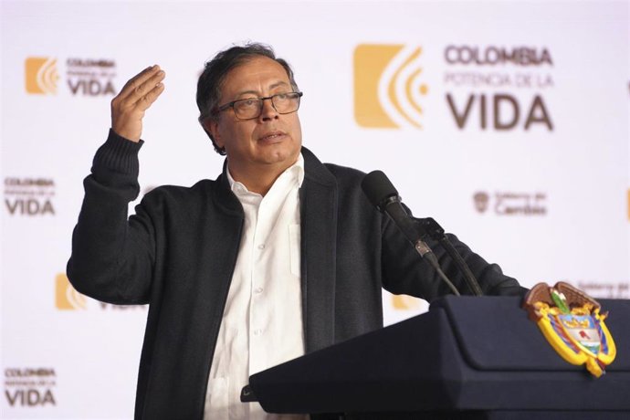 El presidente de Colombia, Gustavo Petro