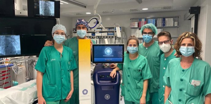 El Hospital Clínico de Zaragoza alcanza el centenar de casos en una novedosa técnica para tratar fibrilación auricular