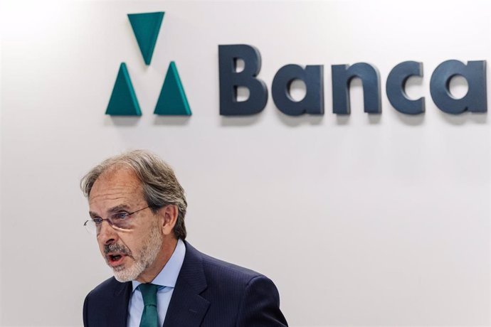 Archivo - El consejero delegado de Banca March, José Luis Acea, interviene durante la presentación de sus resultados de 2023, a 5 de marzo de 2024, en Madrid (España). 