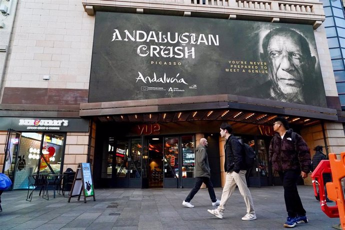 Archivo - Campaña 'Andalusian Crush', en Leicester Square, a 6 de noviembre de 2023, en Londres, (Inglaterra). 