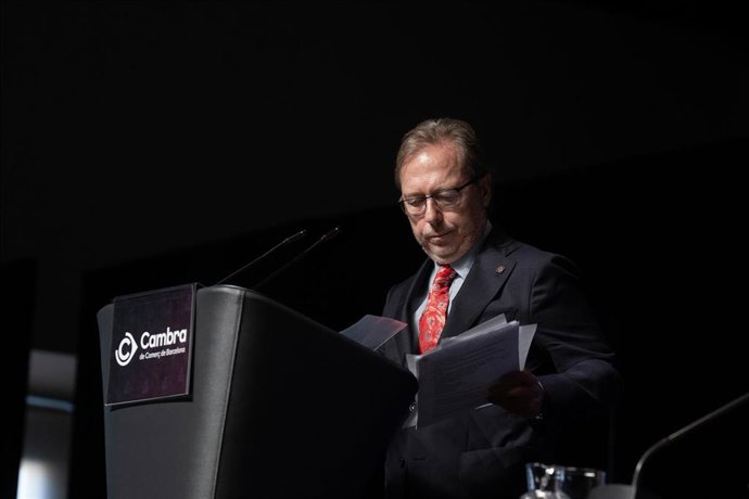Archivo - El presidente de la Cámara de Comercio, Josep Santacreu