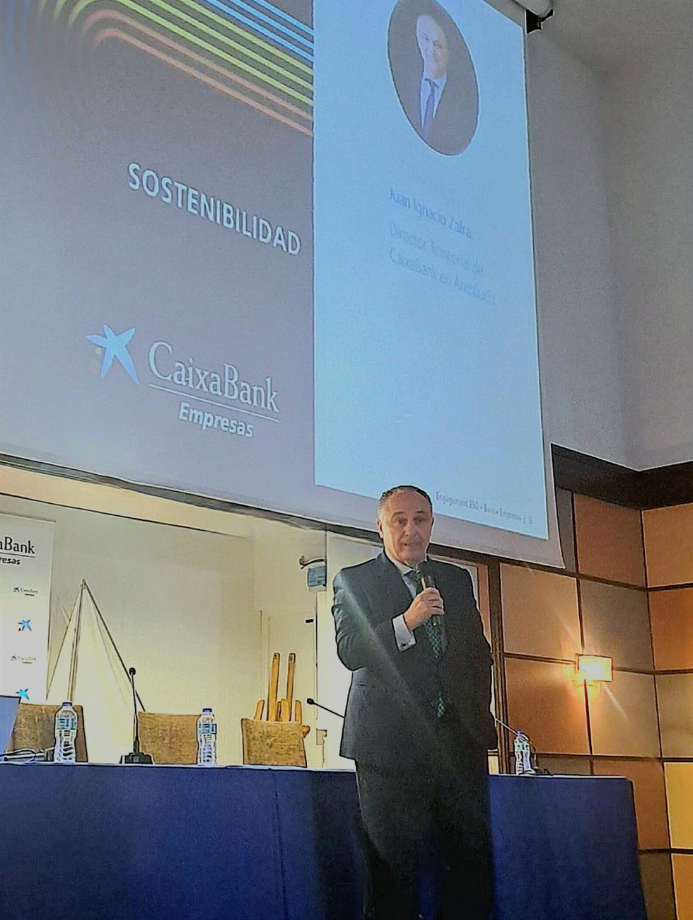 Juan Ignacio Zafra, director territorial de CaixaBank en Andalucía.