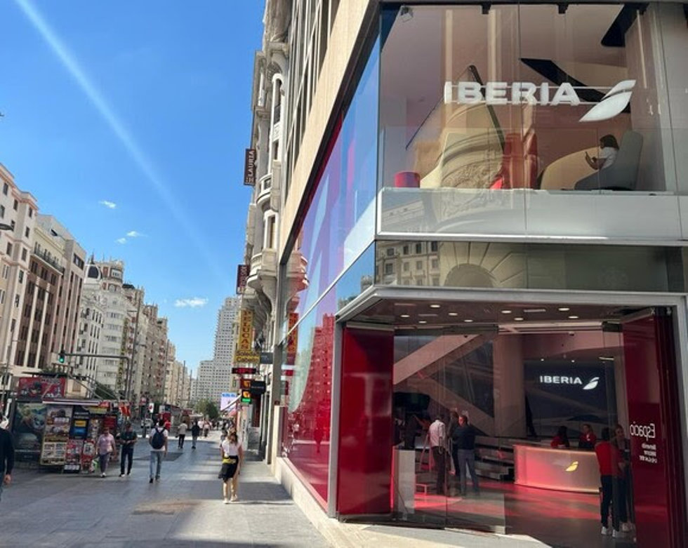 Espacio Iberia en Gran Vía de Madrid.