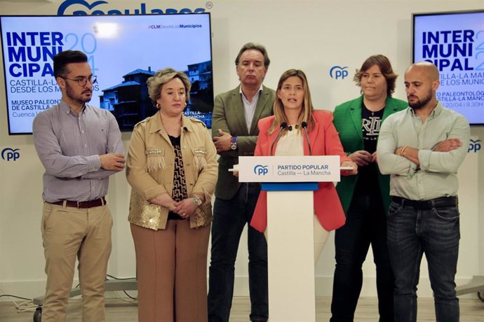 La Secretaria General Del Partido Popular De Castilla-La Mancha, Carolina Agudo, Presenta La Intermunicipal Que Se Celebrará En La Ciudad De Cuenca.