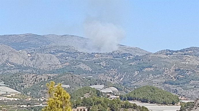 Incendio en Trbena