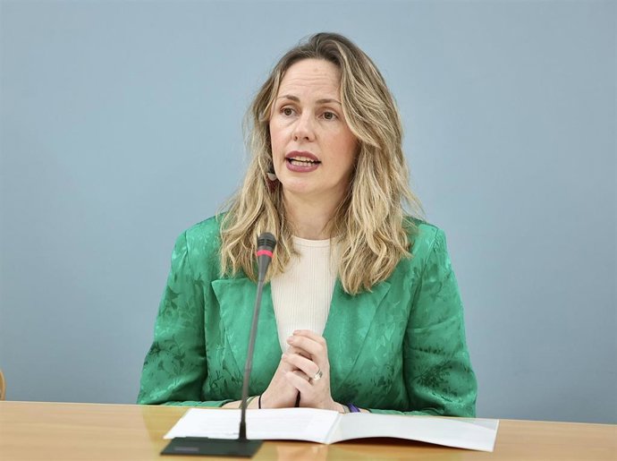 La diputada de la Fundación Provincial de Cultura, Vanesa Beltrán, en la presentación de Planeamos.