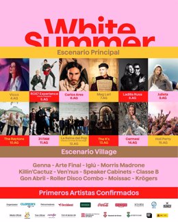Cartel del festival White Summer