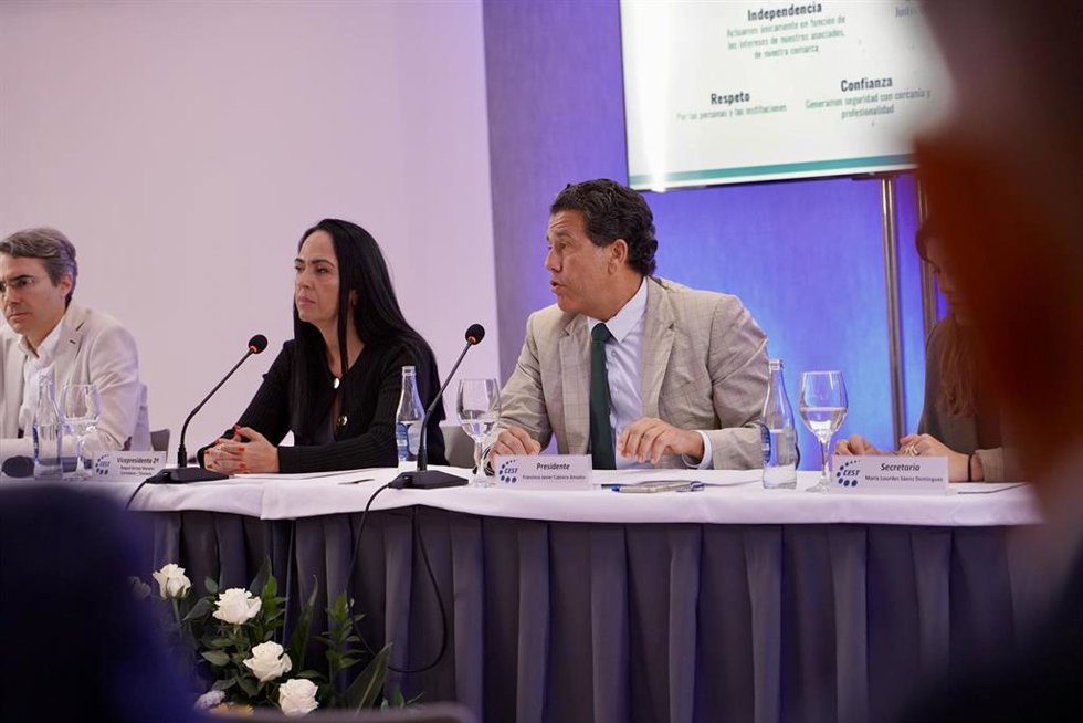 El presidente del Círculo de Empresarios y Profesionales del Sur de Tenerife (CEST), Javier Cabrera