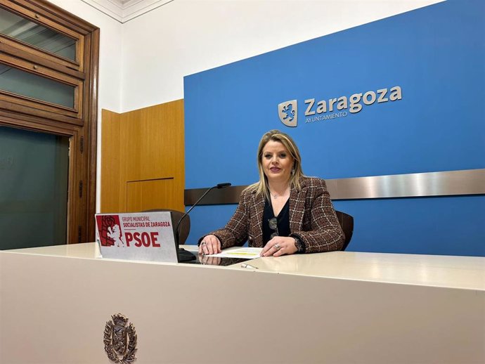 A concejal del grupo municipal del PSOE en el Ayuntamiento de Zaragoza, Eva Cerdán