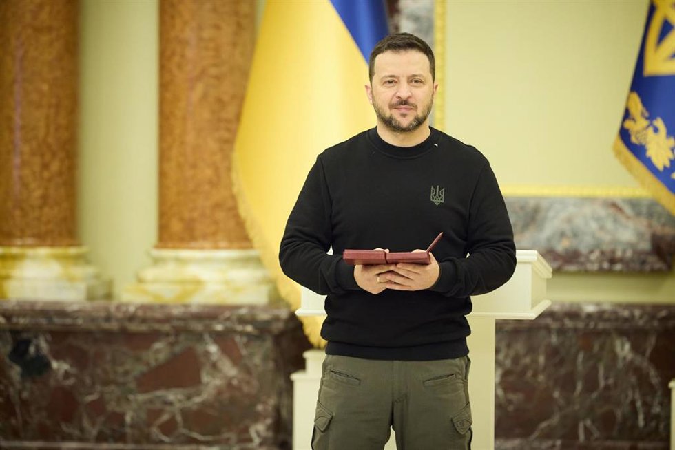 Archivo - Volodimir Zelenski, presidente de Ucrania