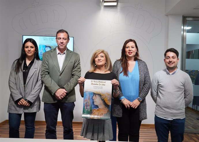 Presentación enla Diputación de Huelva de la II Feria Medieval para personas con discapacidad de Chucena (Huelva).