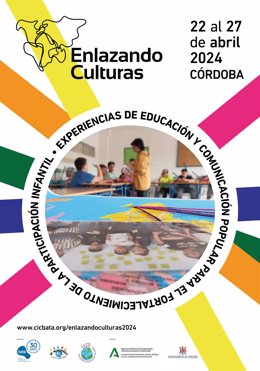 Cartel de 'Enlazando Culturas'.
