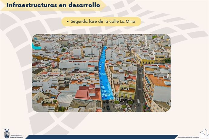 Alcalá (Sevilla) da luz verde a la redacción del proyecto de la segunda fase de reurbanización de la calle La Mina