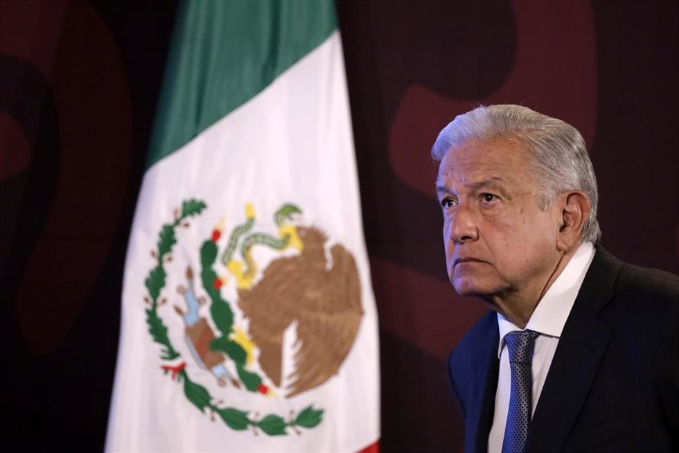El presidente de México, Andres Manuel Lopez Obrador