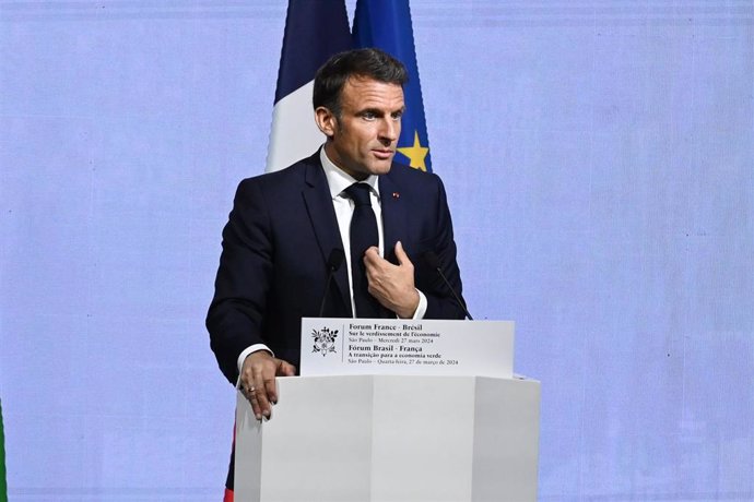 El presidente francés, Emmanuel Macron 