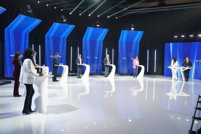 Los candidatos vascos a lehendakari en el debate de ETB2