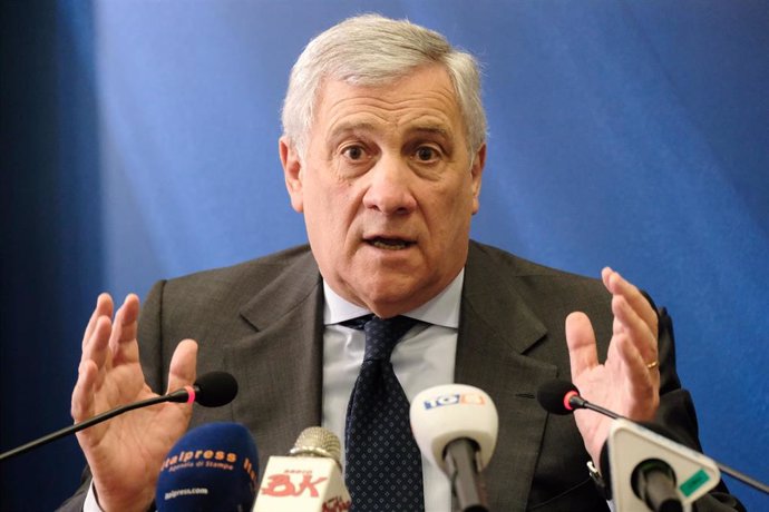 El ministro de Exteriores de Italia, Antonio Tajani (archivo)