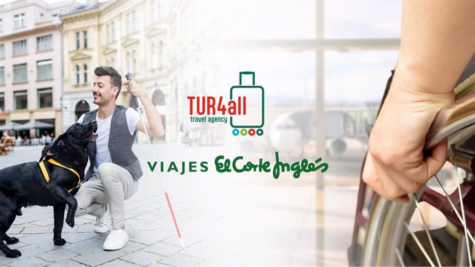 Viajes El Corte Inglés se alía con Tur4all Travel para promover el turismo accesible.