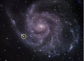 Foto: Sin rastro de rayos gamma en una supernova cercana