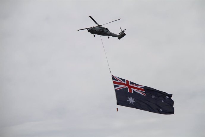Archivo - Imagen de archivo de una bandera de Australia.