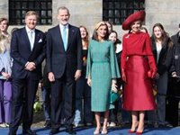 La Reina Letizia y Máxima de los Países Bajos no defraudan en su primer duelo de estilo. ¡Pura elegancia!