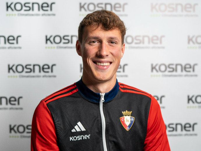 Jorge Herrando, jugador de CA Osasuna