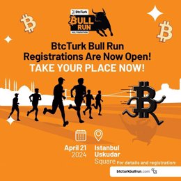 BtcTurk organizes half marathon in Istanbul on April 21 for halving