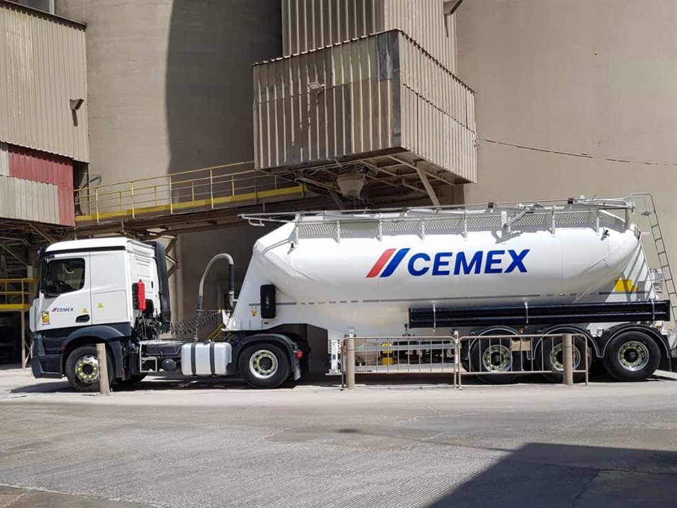 Cisterna de Cemento de Cemex.