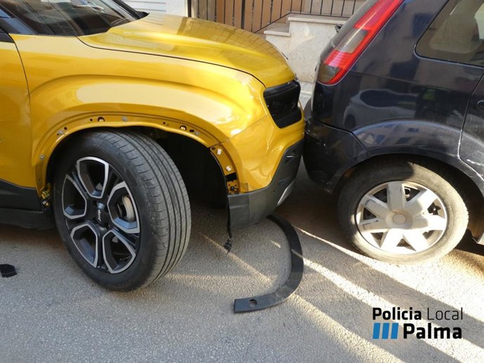 Vehículo accidentado.