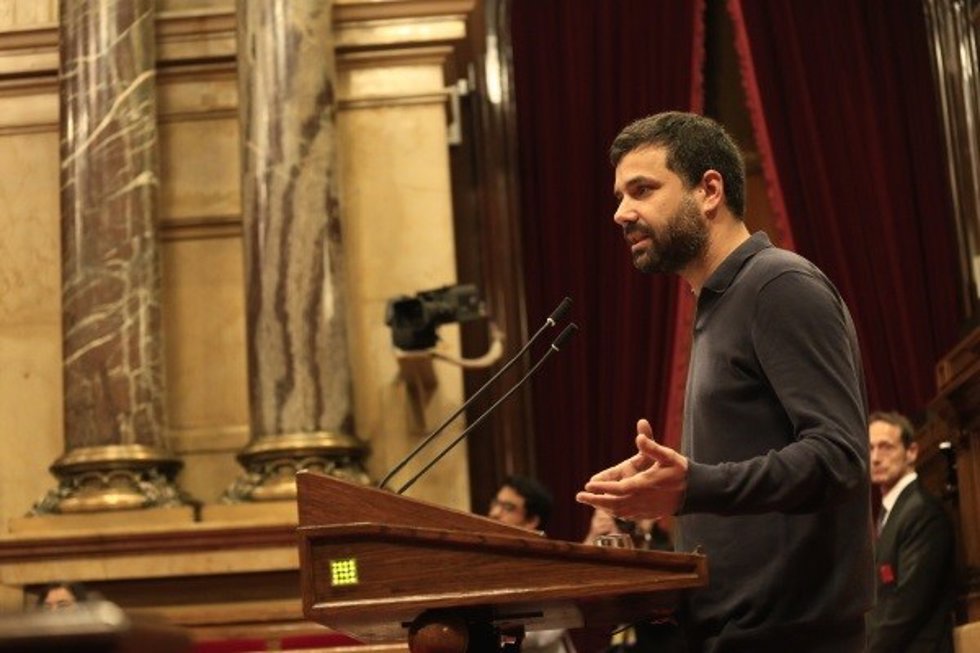 Archivo - El secretario cuarto de la Mesa y diputado de ERC en el Parlament, Ruben Wagensberg,