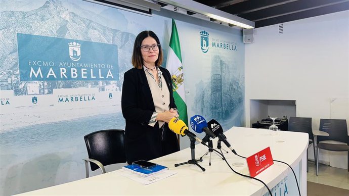 La portavoz del PSOE de Marbella (Málaga) y diputada nacional, Isabel Pérez.
