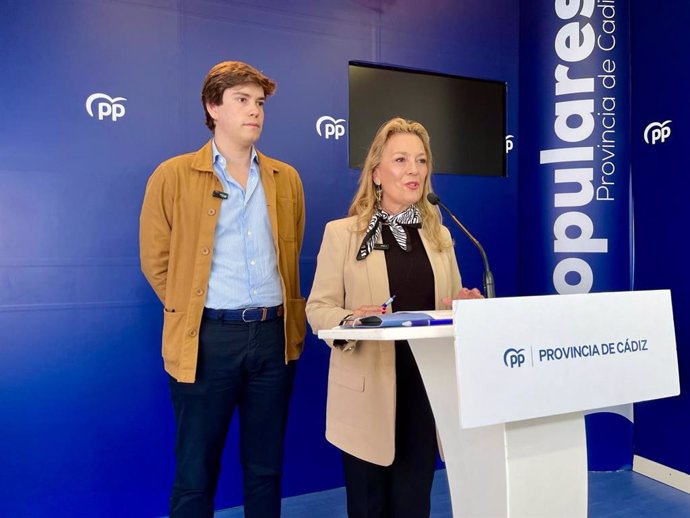 Macarena Lorente y Miguel Sastre Uyá, diputados nacionales del PP.