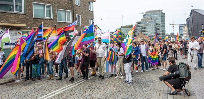 Archivo - Desfile con motivo del Orgullo LGTBI en la localidad sueca de Malmö