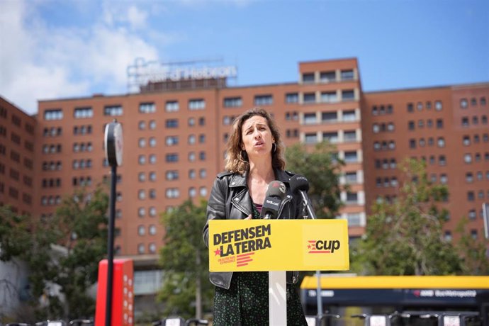La candidata de la CUP a las elecciones catalanas, Laia Estrada