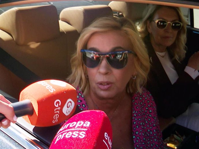 CARMEN BORREGO SALIENDO DE MEDIASET